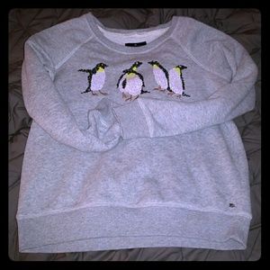 American eagle crewneck penguin sweater!